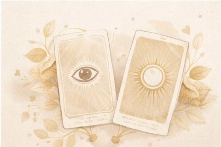 tirage de cartes lors d’une consultation de voyance et guidance