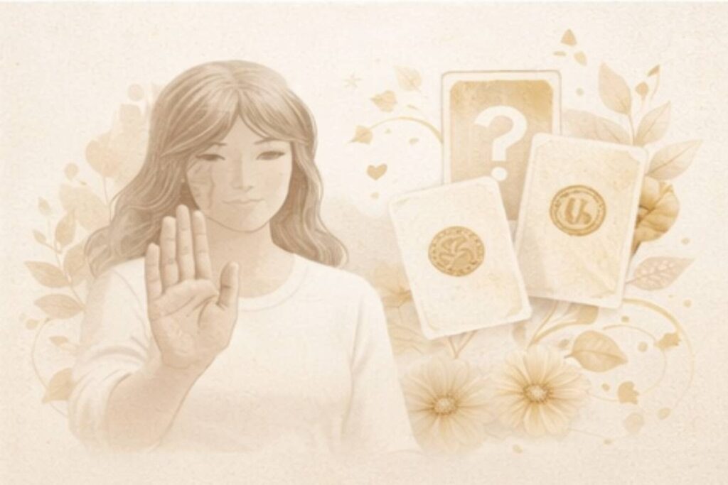 lecture de cartes lors d'une consultation de voyance guidance
